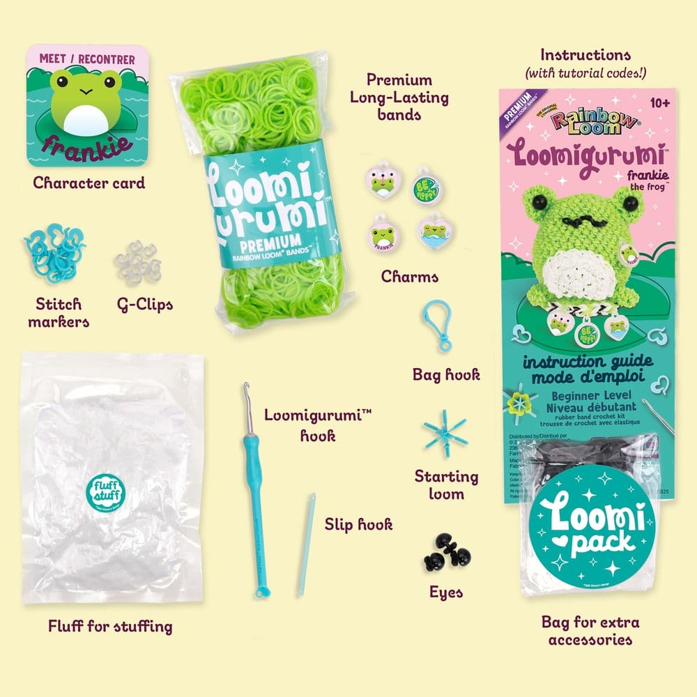 Rainbow Loom Bastelset Figuren DIY Loomigurumi Display (6)