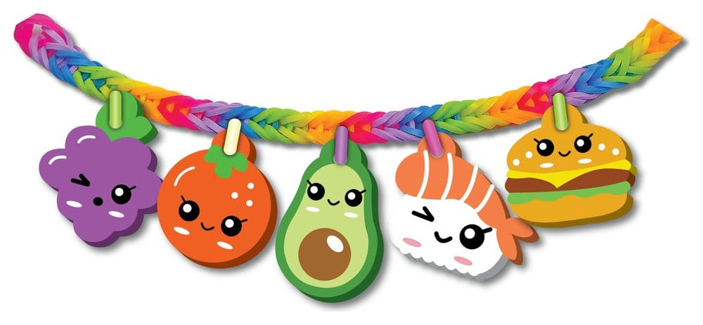 Rainbow Loom Schlüsselanhänger DIY Loomi-Pals Display (12)