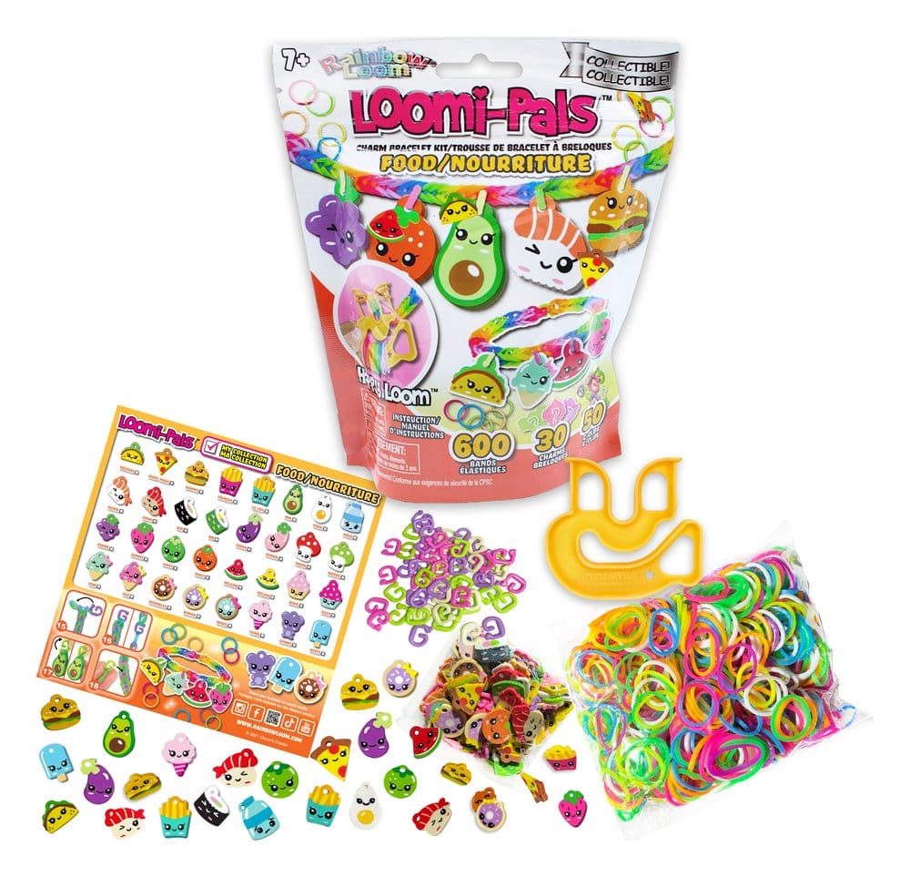 Rainbow Loom Schlüsselanhänger DIY Loomi-Pals Display (12)