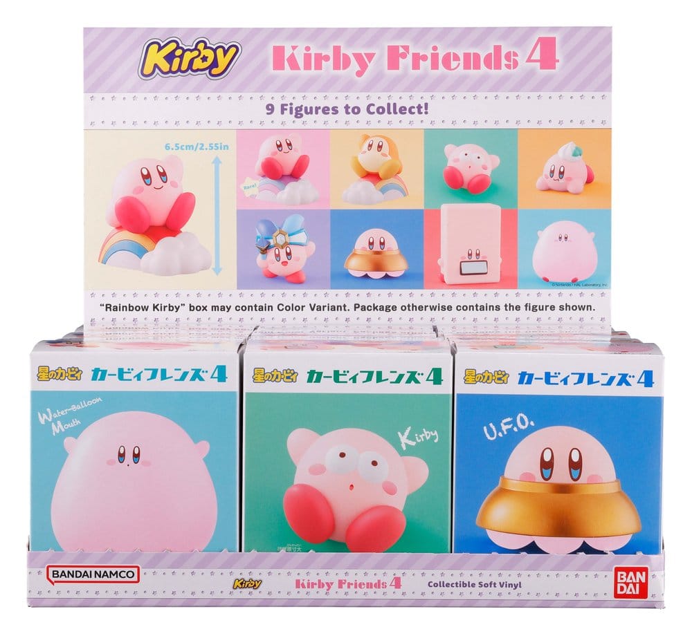 Kirby Friends Minifigur Wave 4 (Neuauflage) 7 cm Display (12)