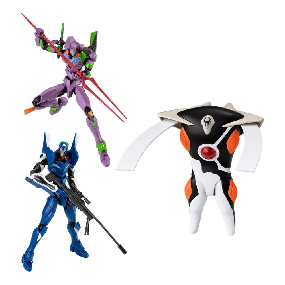 Evangelion Eva-Frame-DX02 Actionfigur Neon Genesis Evangelion 3-teiliges Set 13 cm