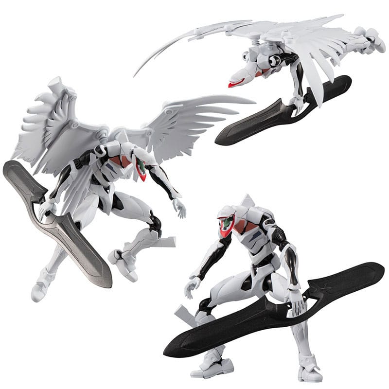 Evangelion Eva-Frame-Ex Actionfigur Neon Genesis Evangelion EVA 3-teiliges Set 13 cm