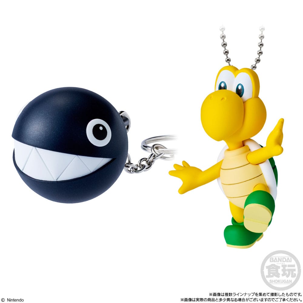 Super Mario Schlüssenanhänger 5 cm Mascot Charm Collection Wave 2 Blind Bag Display (10)