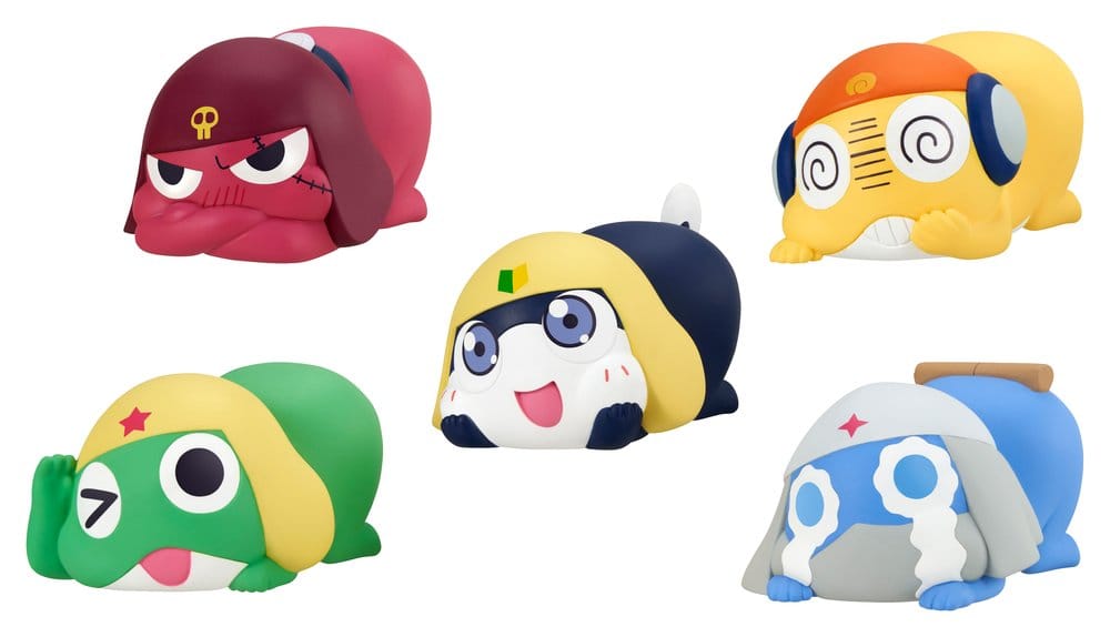 Sgt. Frog Shokugan Box Minifiguren 4 cm Mocchiri Kororin meets Keroro Blind Box Display (12)