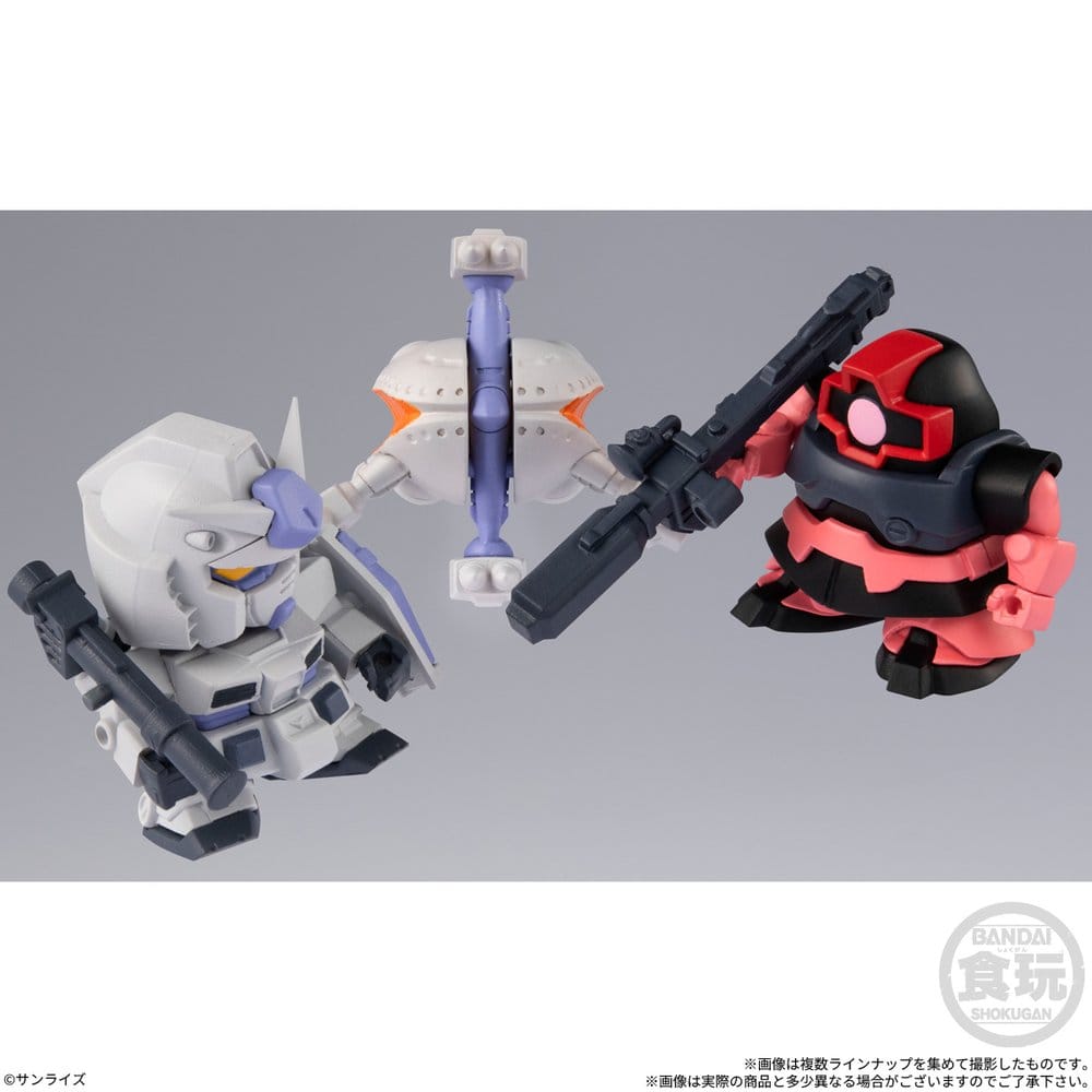 Gundam Shokugan Box Mini-Modellbausätze Wave 4 Blind Box Display (12)