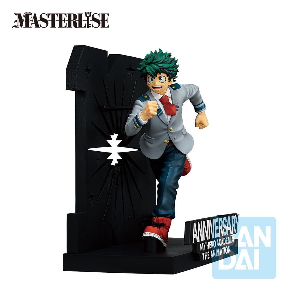 My Hero Academia Ichibansho Masterlise PVC Figur Izuku Midoriya -10th Anniversary- 21 cm