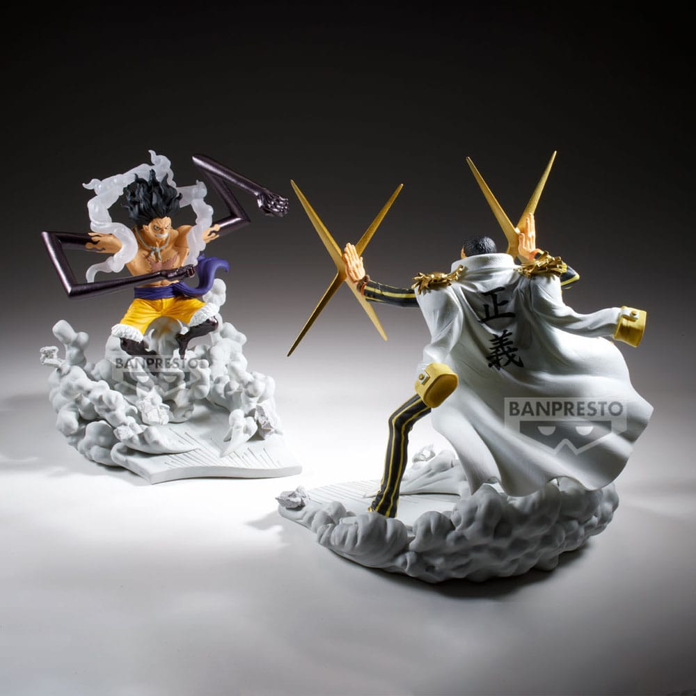 One Piece Senkozekkei PVC Statue Monkey D. Ruffy Gear 4 15 cm