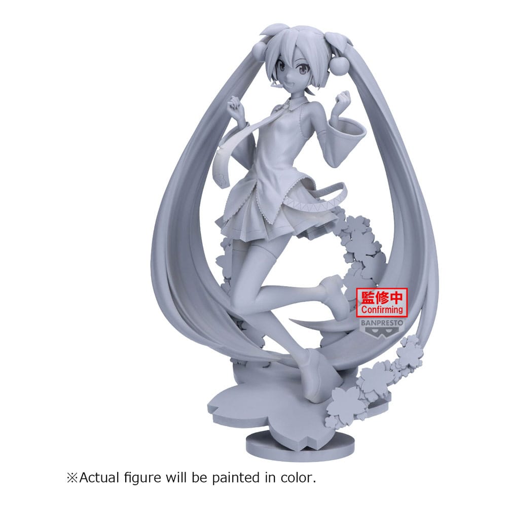 Hatsune Miku Banpresto Evolve PVC Statue Sakura Miku 23 cm
