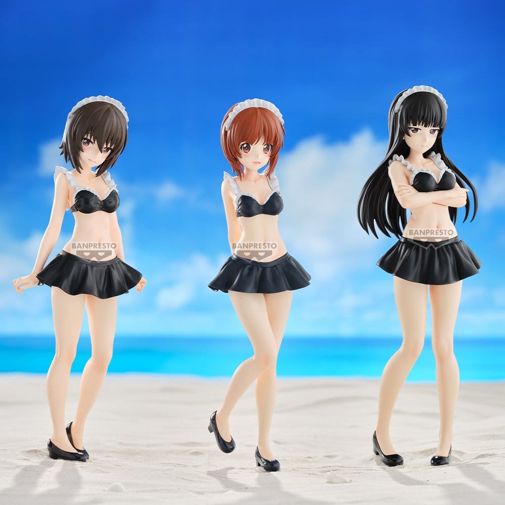 Girls und Panzer das Finale Eternal Romance PVC-Figur Shiho Nishizumi Maid Swimsuit Ver. 28 cm