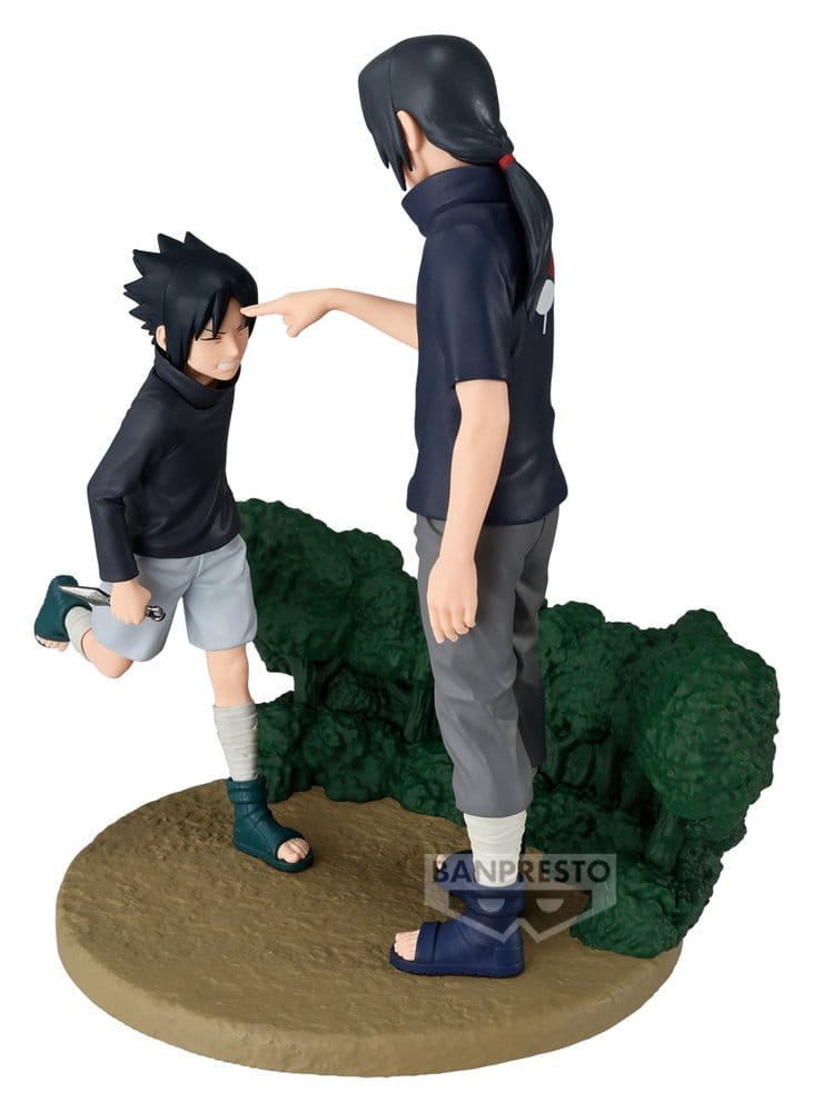 Naruto Shippuden Memorable Saga PVC-Figur Sasuke Uchiha & Itachi Uchiha 14 cm