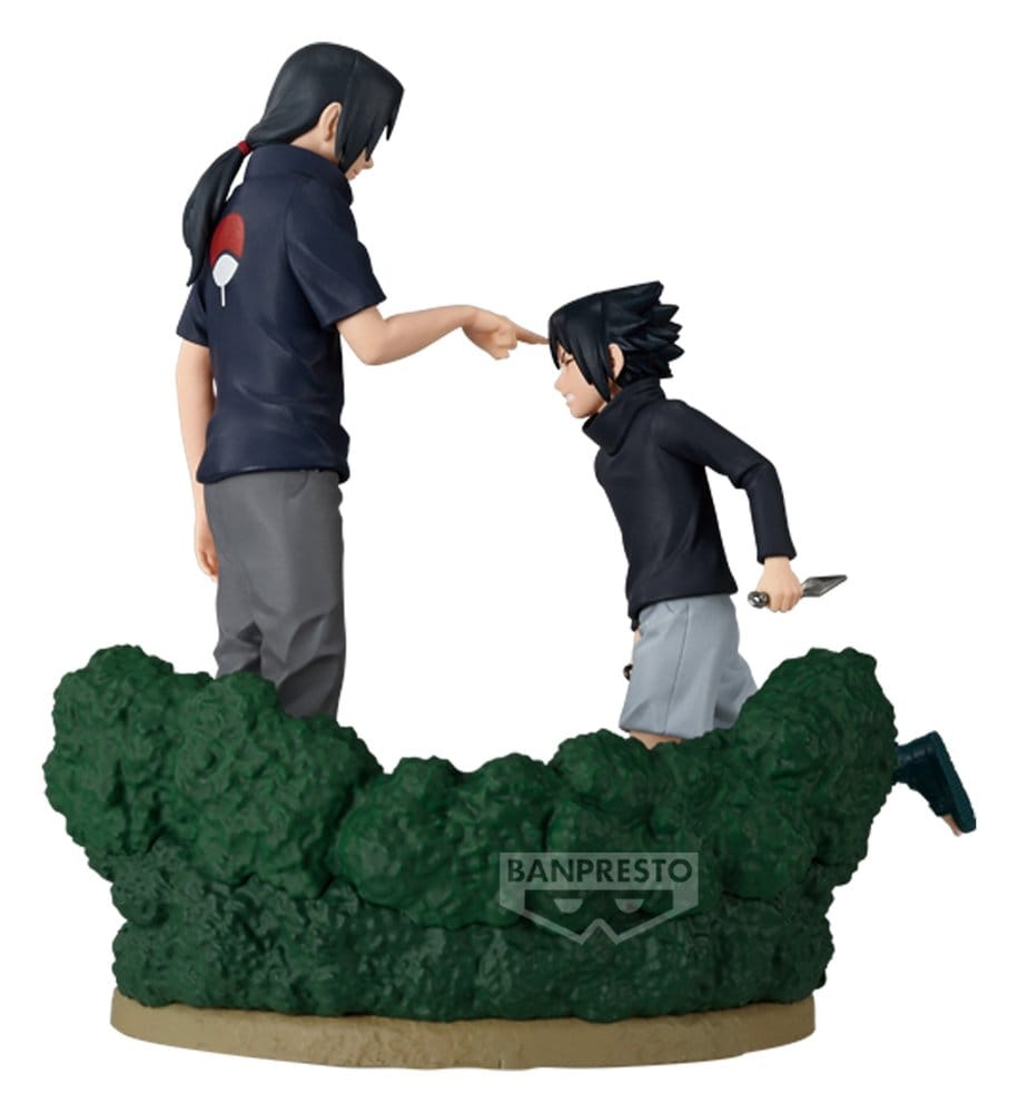 Naruto Shippuden Memorable Saga PVC-Figur Sasuke Uchiha & Itachi Uchiha 14 cm