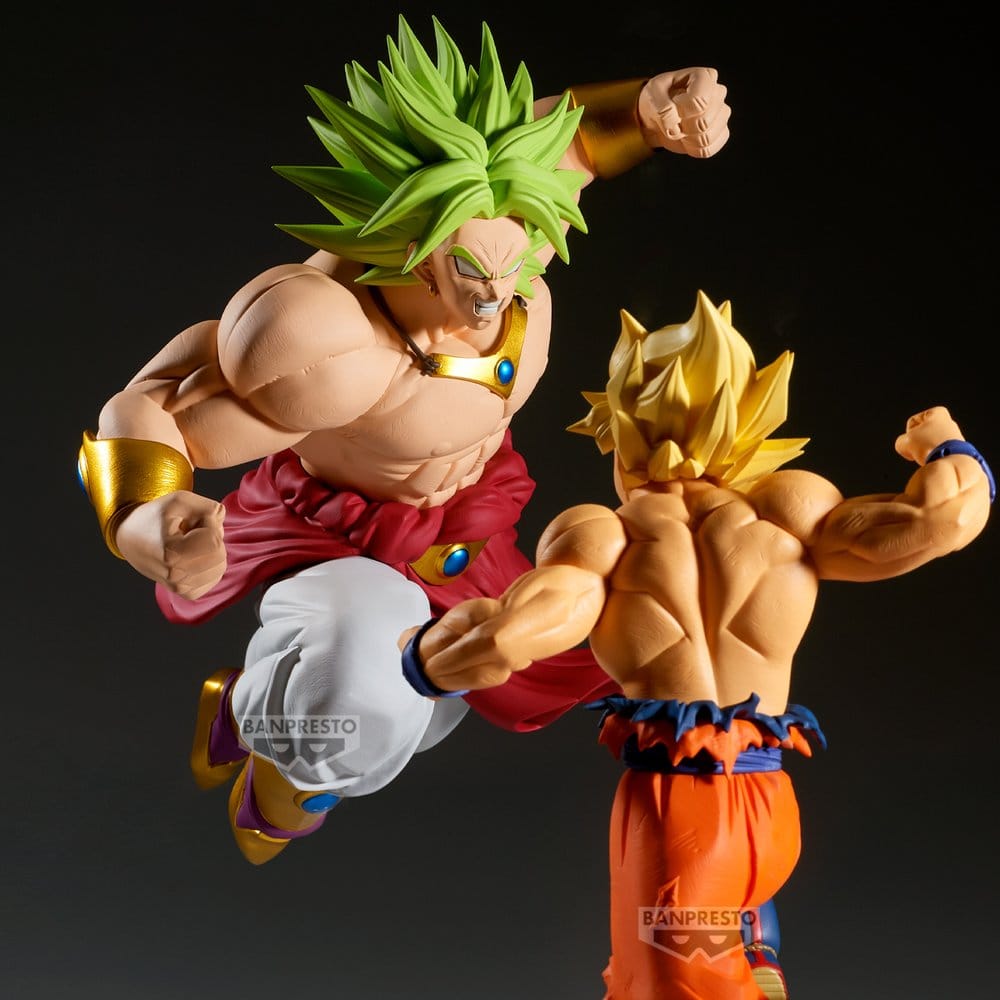 Dragon Ball Z Match Makers PVC-Figur Super Saiyan Son Goku vs. Broly ver. B Broly 15 cm