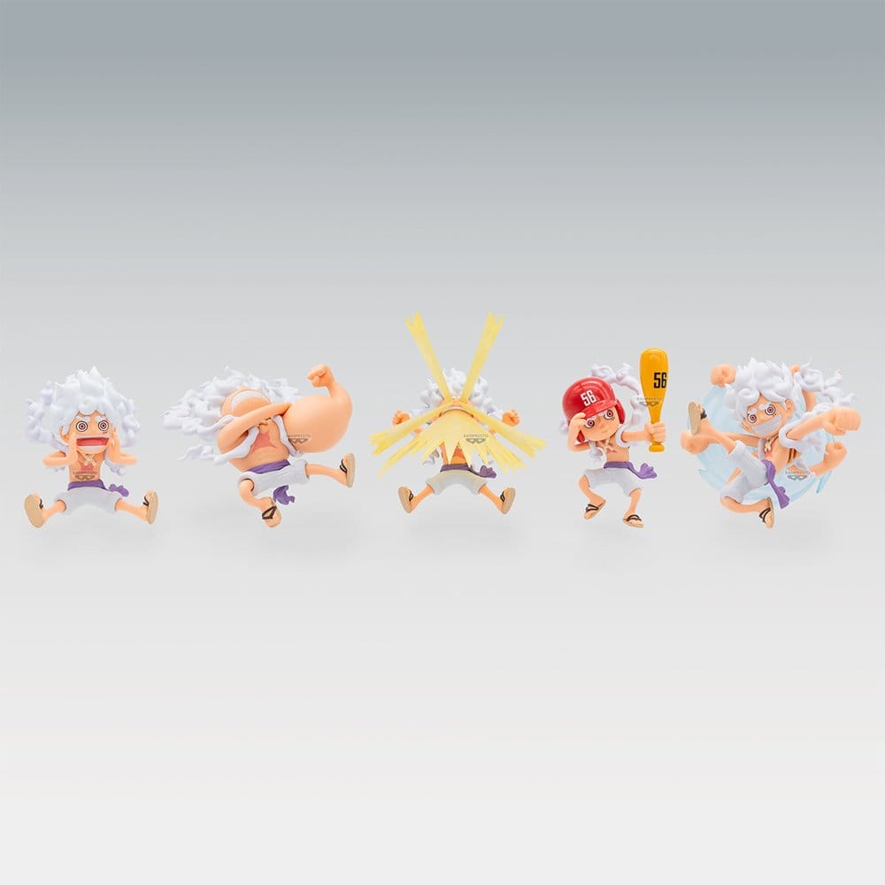 One Piece World Collectable Figure Minifiguren Monkey D. Ruffy Gear 5 Special 2 Sortiment (12)
