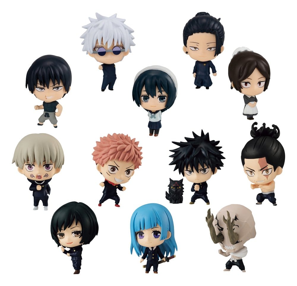 Jujutsu Kaisen Capsule Figure Collection Gashapon Minifiguren Blind Box Series 2 Display (24)