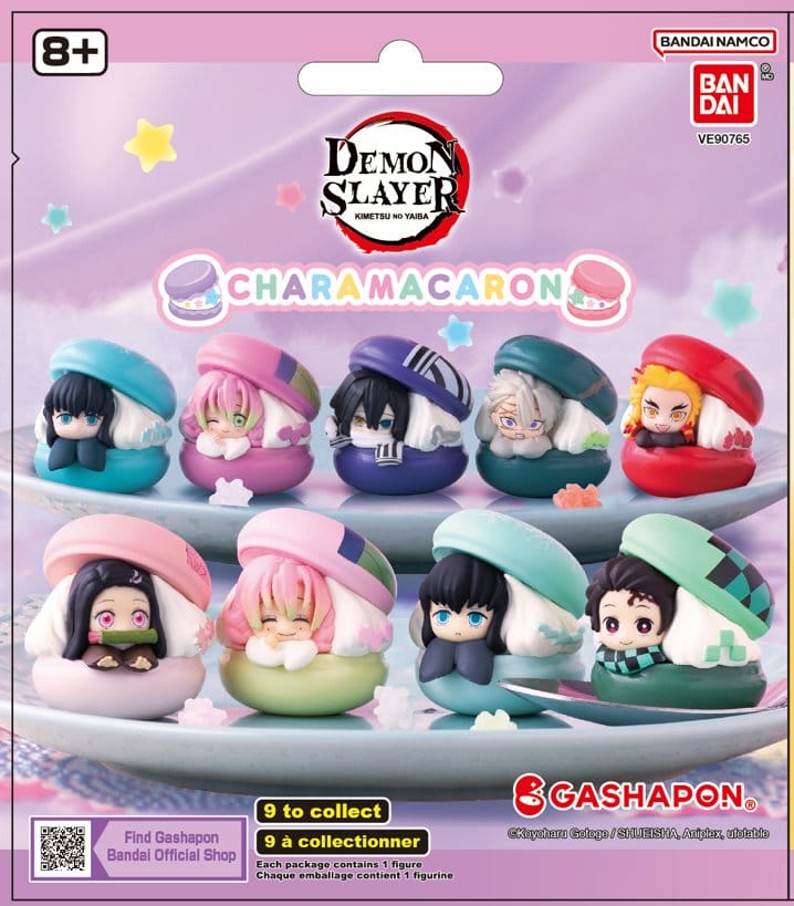 Demon Slayer: Kimetsu no Yaiba Chara Macaron Gashapon Minifiguren 4 cm Blind Box Display (24)