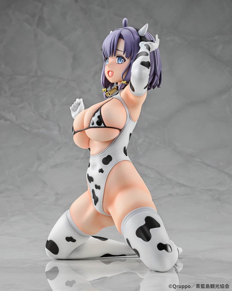 Nukitashi The Animation PVC Statue 1/5 Misaki Hotori Cow print costume 22 cm 