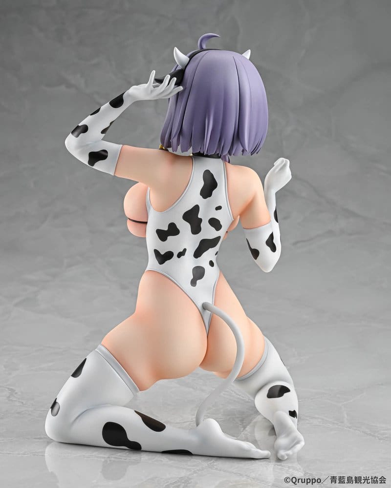 Nukitashi The Animation PVC Statue 1/5 Misaki Hotori Cow print costume 22 cm 