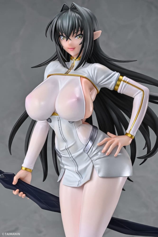 Taimanin RPG PVC Figur 1/6 Annerose Vajra White see-through Ver. 31 cm