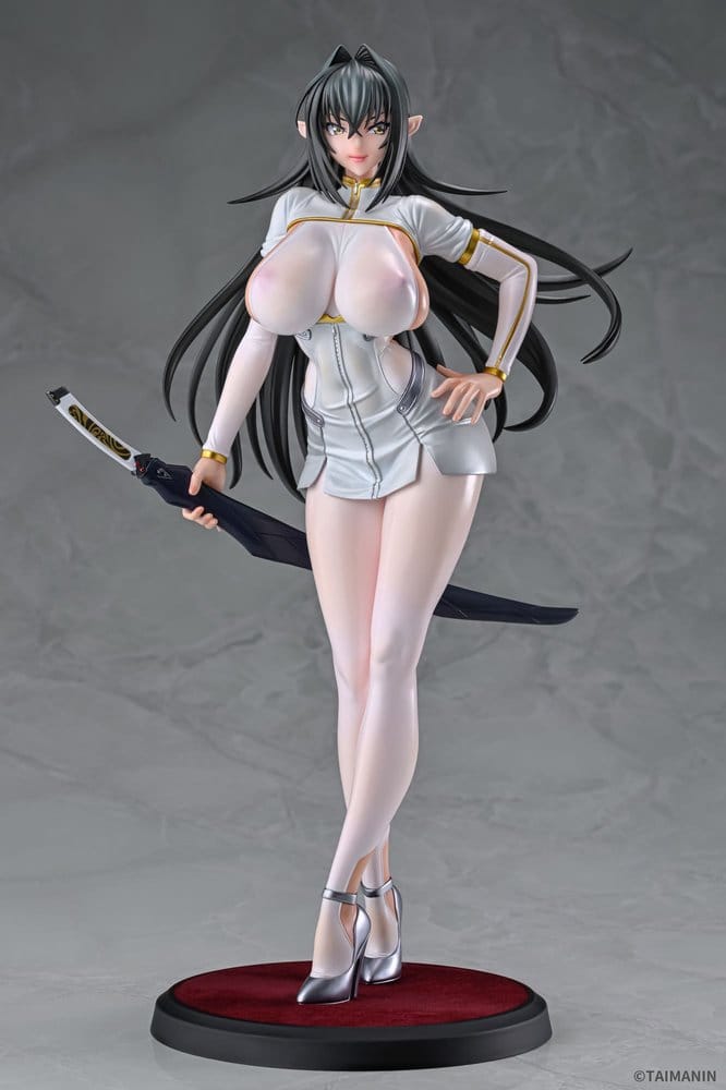 Taimanin RPG PVC Figur 1/6 Annerose Vajra White see-through Ver. 31 cm