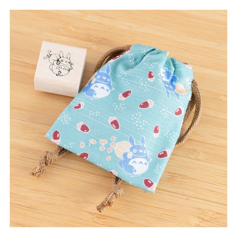 Mein Nachbar Totoro Stempel mit Beutel Middle Totoro & Acorns
