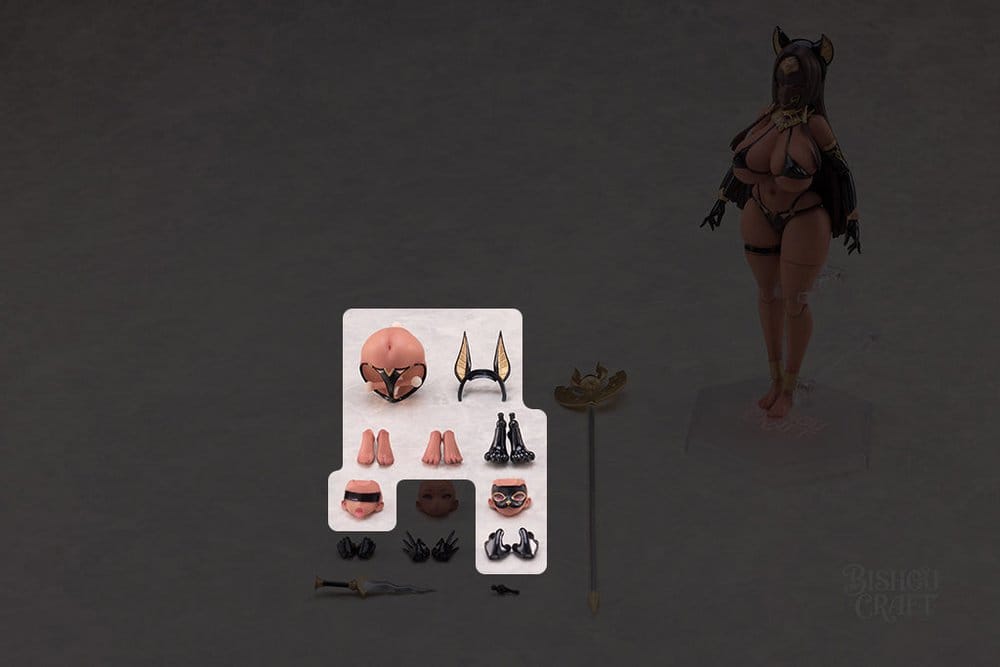 Original Character Isekai Emaki Zubehör Set für Actionfiguren 1/12 Egyptian Goddess Bastet