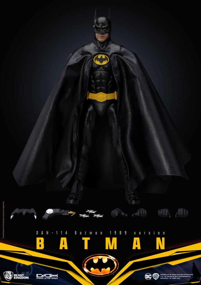 DC Comics Dynamic 8ction Heroes Actionfigur Batman 1989 Standard Version 21 cm