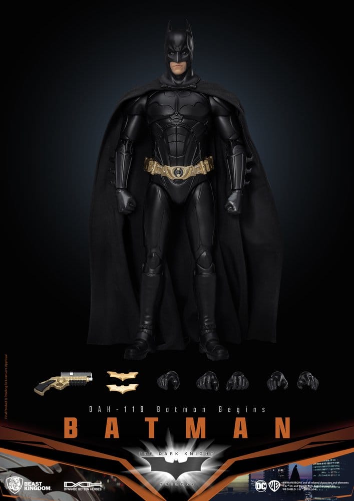 DC Comics Dynamic 8ction Heroes Actionfigur Batman (Batman Begins) 21 cm