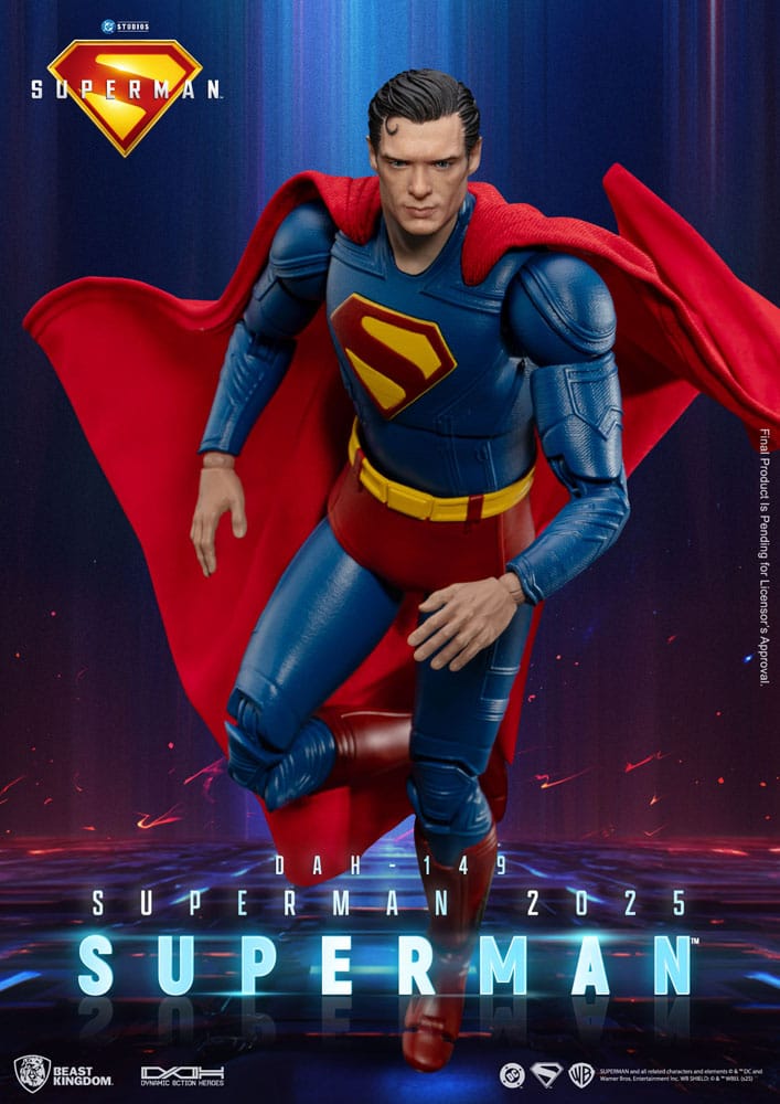 Superman (2025) Actionfigur Superman & Krypto 21 cm