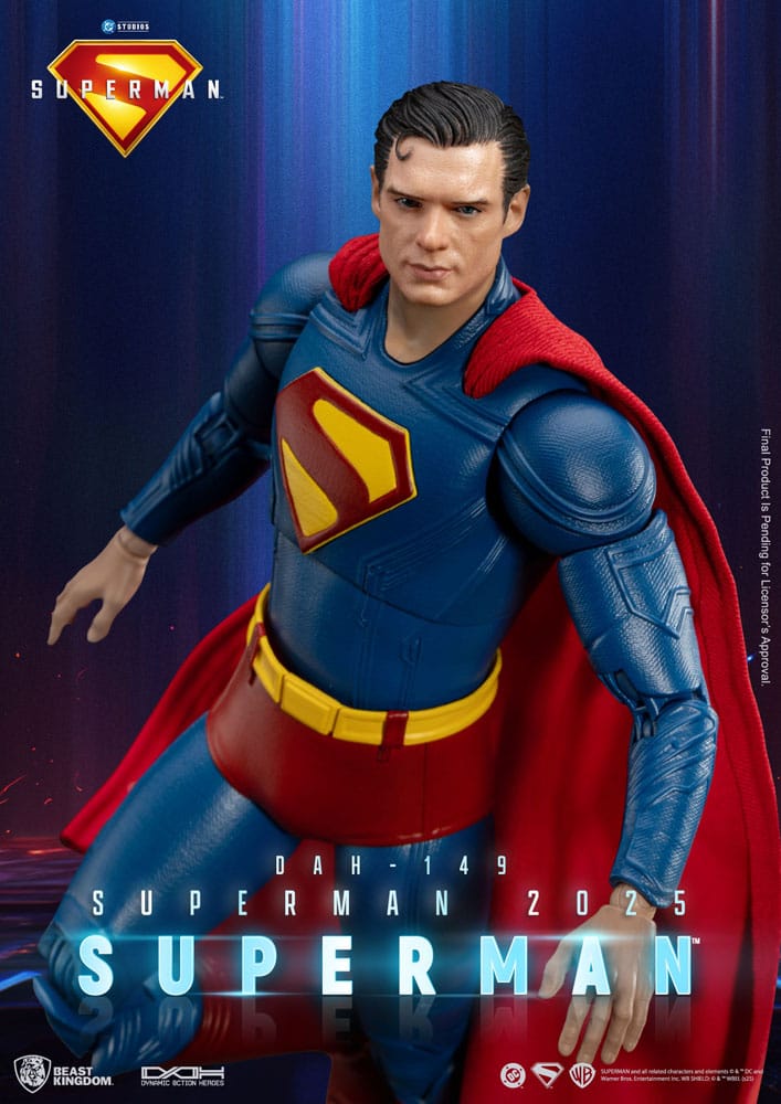 Superman (2025) Actionfigur Superman & Krypto 21 cm