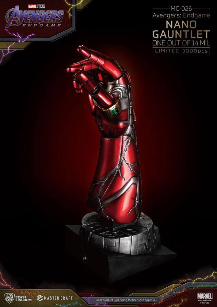 Avengers Endgame Master Craft Statue Nano Gauntlet 1/14000605 47 cm