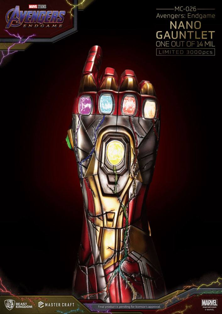 Avengers Endgame Master Craft Statue Nano Gauntlet 1/14000605 47 cm