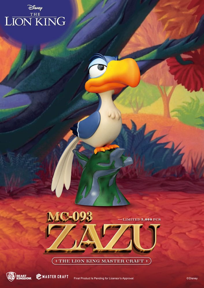 Disney Master Craft Statue Der König der Löwen Zazu 20 cm 