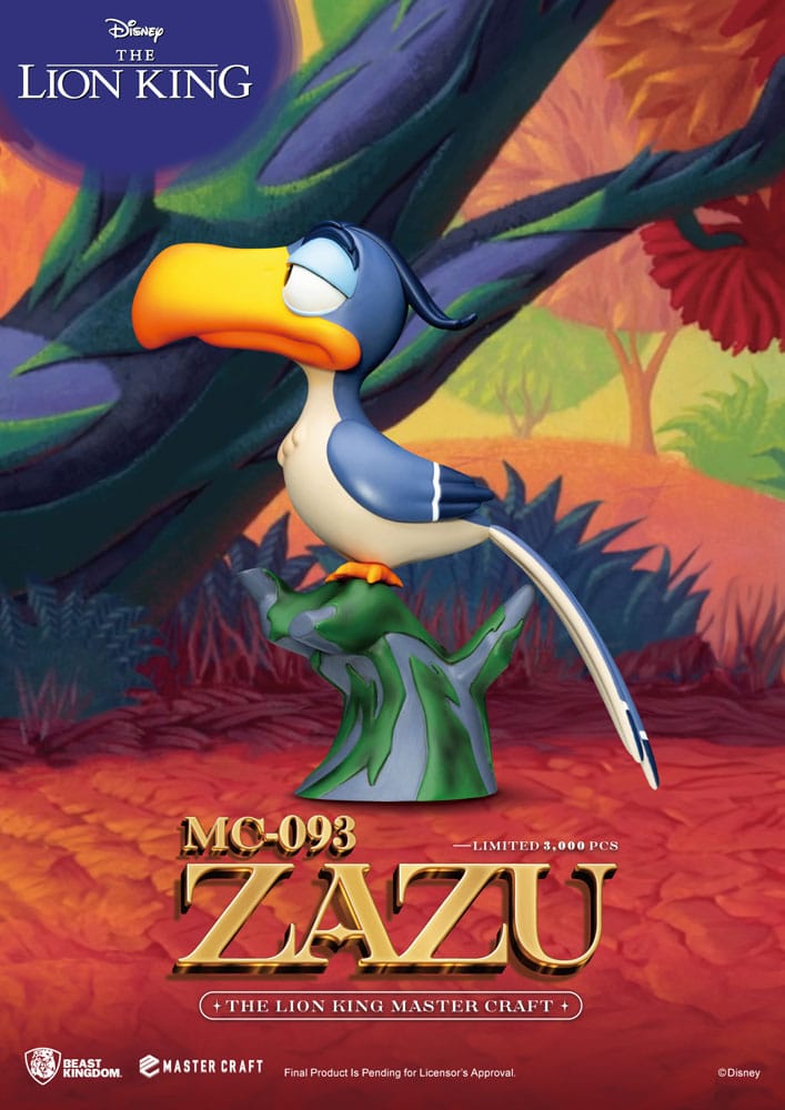 Disney Master Craft Statue Der König der Löwen Zazu 20 cm 