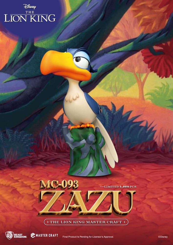 Disney Master Craft Statue Der König der Löwen Zazu 20 cm 