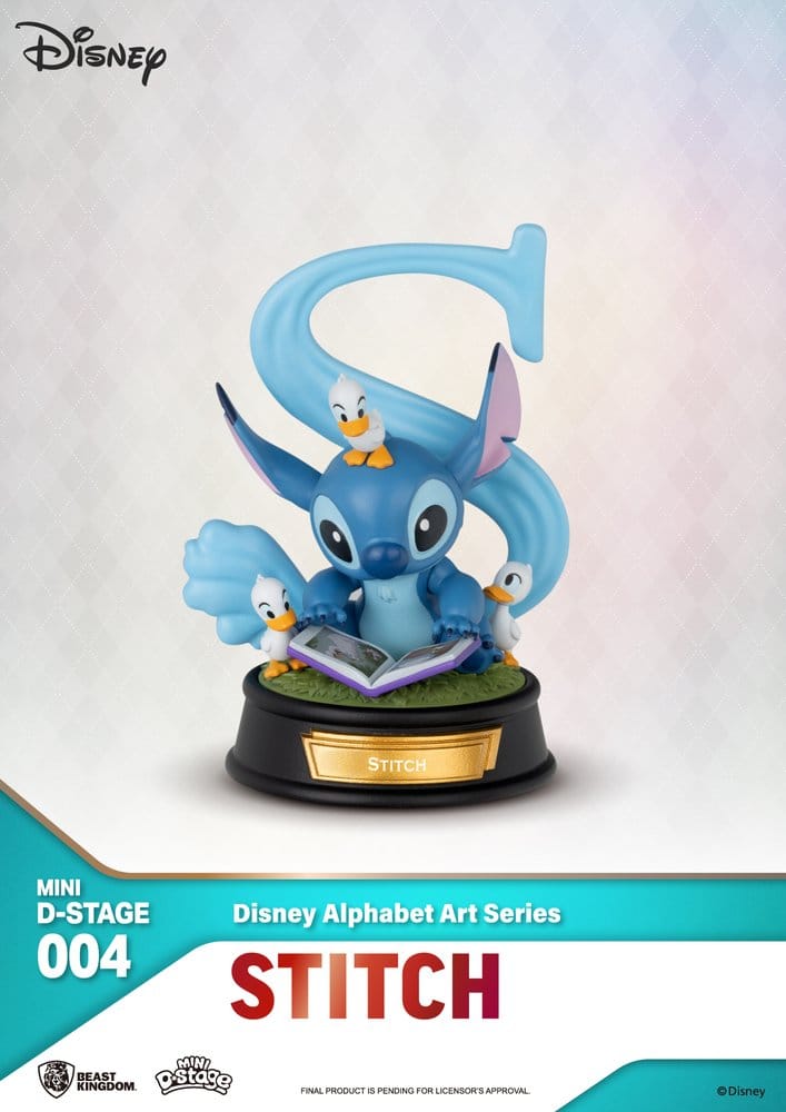 Disney Mini Diorama Stage Statuen 6-er Pack Alphabet Art 10 cm