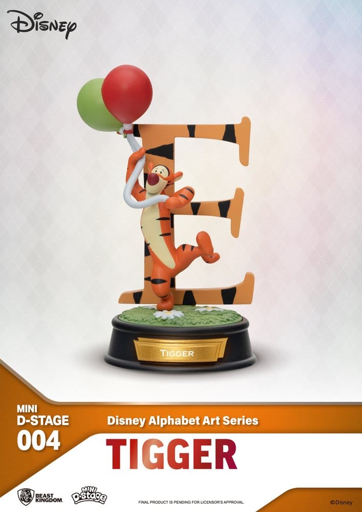 Disney Mini Diorama Stage Statuen 6-er Pack Alphabet Art 10 cm