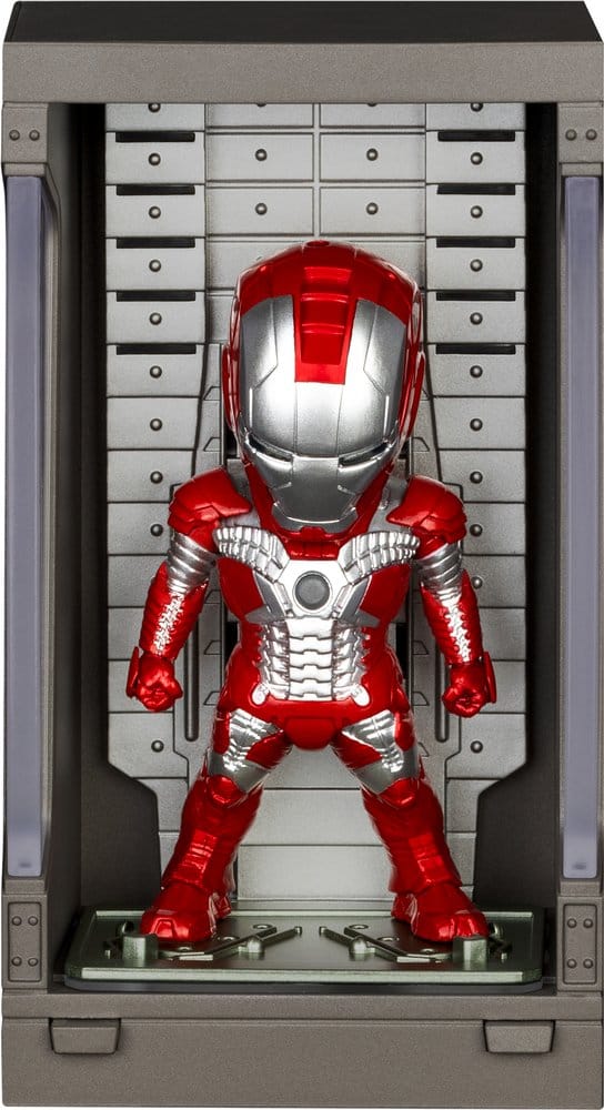 Marvel Mini Egg Minifiguren Iron Man Hall of Armor Blind Box Sortiment (6) 8 cm