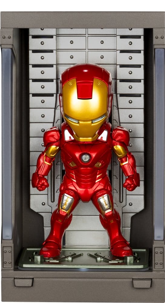 Marvel Mini Egg Minifiguren Iron Man Hall of Armor Blind Box Sortiment (6) 8 cm
