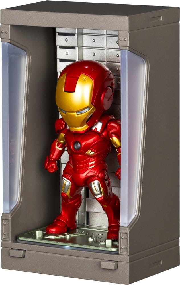 Marvel Mini Egg Minifiguren Iron Man Hall of Armor Blind Box Sortiment (6) 8 cm