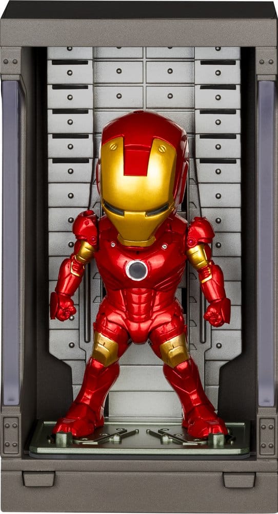 Marvel Mini Egg Minifiguren Iron Man Hall of Armor Blind Box Sortiment (6) 8 cm