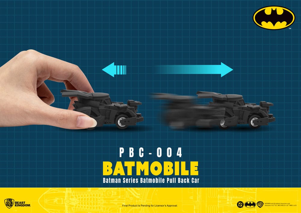 Batman Pull Back Car Series Rückzug-Autos Blind Box 6er-Pack 