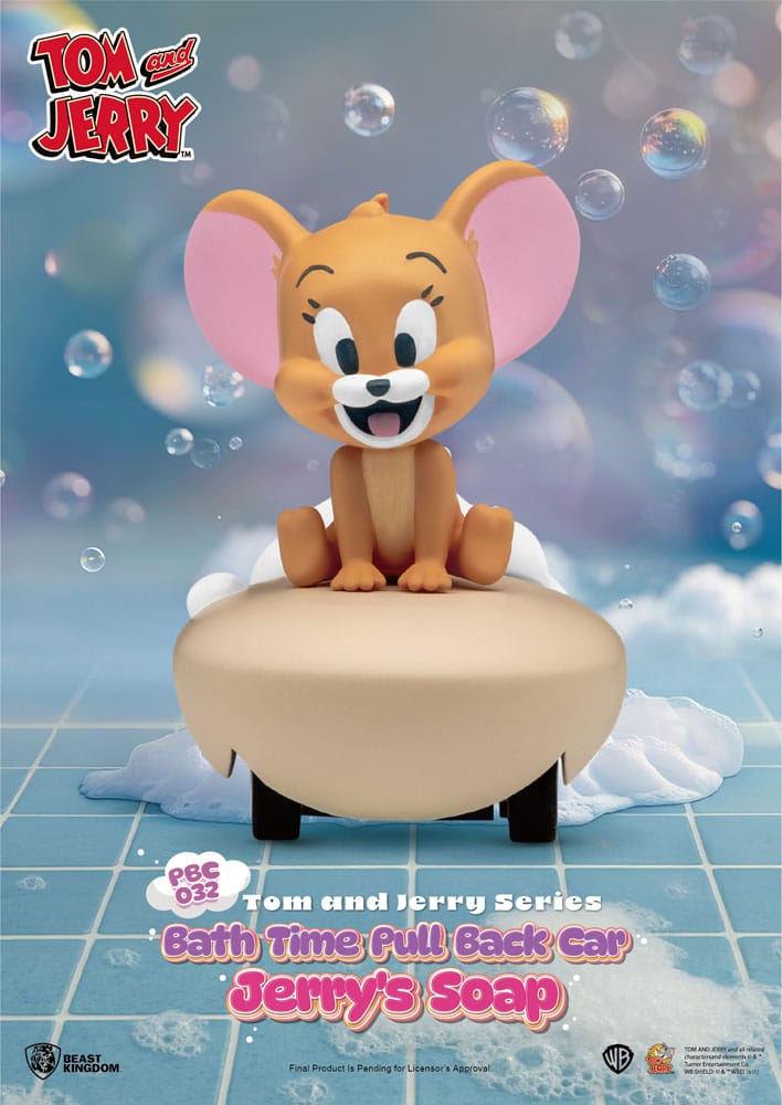 Tom & Jerry Pull Back Car Series Rückzug-Autos Bath Time Blind Box 6er-Pack 