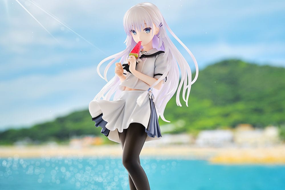 Summer Pockets REFLECTION BLUE PVC Statue 1/7 Shiroha Naruse 24 cm