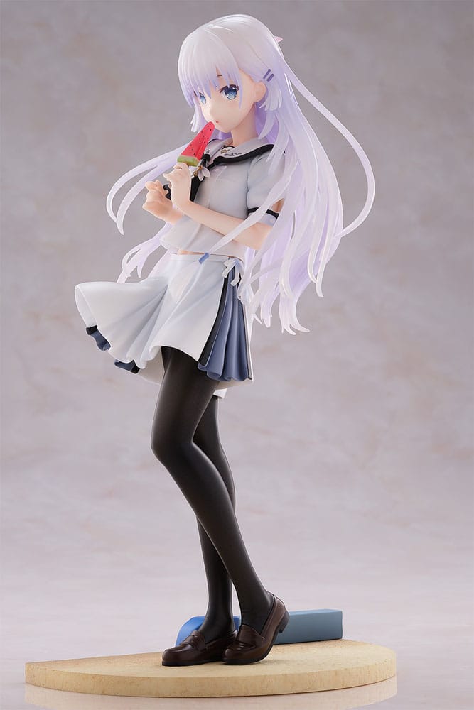 Summer Pockets REFLECTION BLUE PVC Statue 1/7 Shiroha Naruse 24 cm