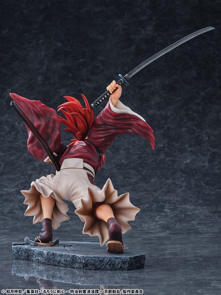 Rurouni Kenshin: Meiji Kenkaku Romantan Kyoto Douran PVC Statue 1/6 Kenshin Himura Amakakeruryuunohirameki Ver. 26 cm  