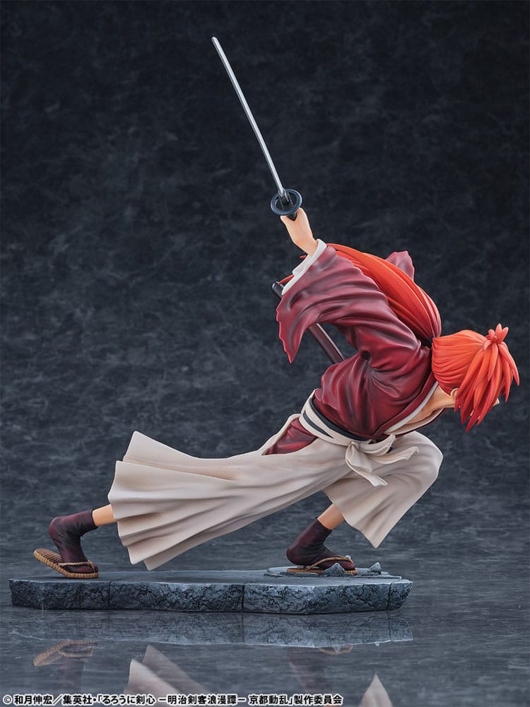 Rurouni Kenshin: Meiji Kenkaku Romantan Kyoto Douran PVC Statue 1/6 Kenshin Himura Amakakeruryuunohirameki Ver. 26 cm  