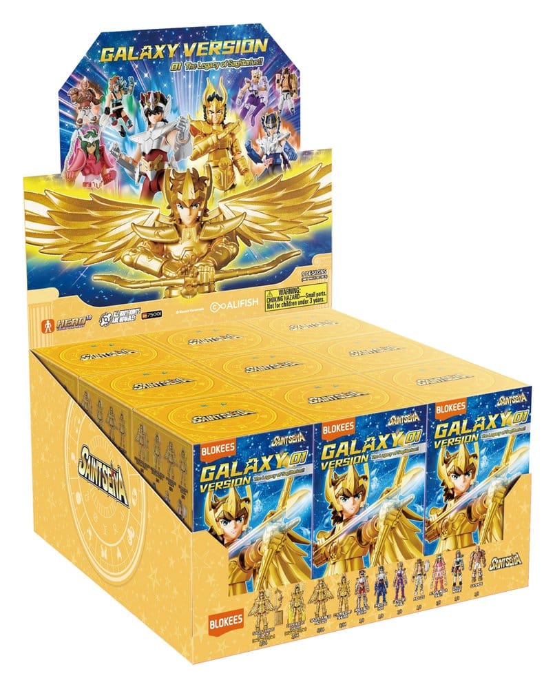 Saint Seiya Blokees Plastic Model Kit Galaxy Version 1 Blind Box Display (9)