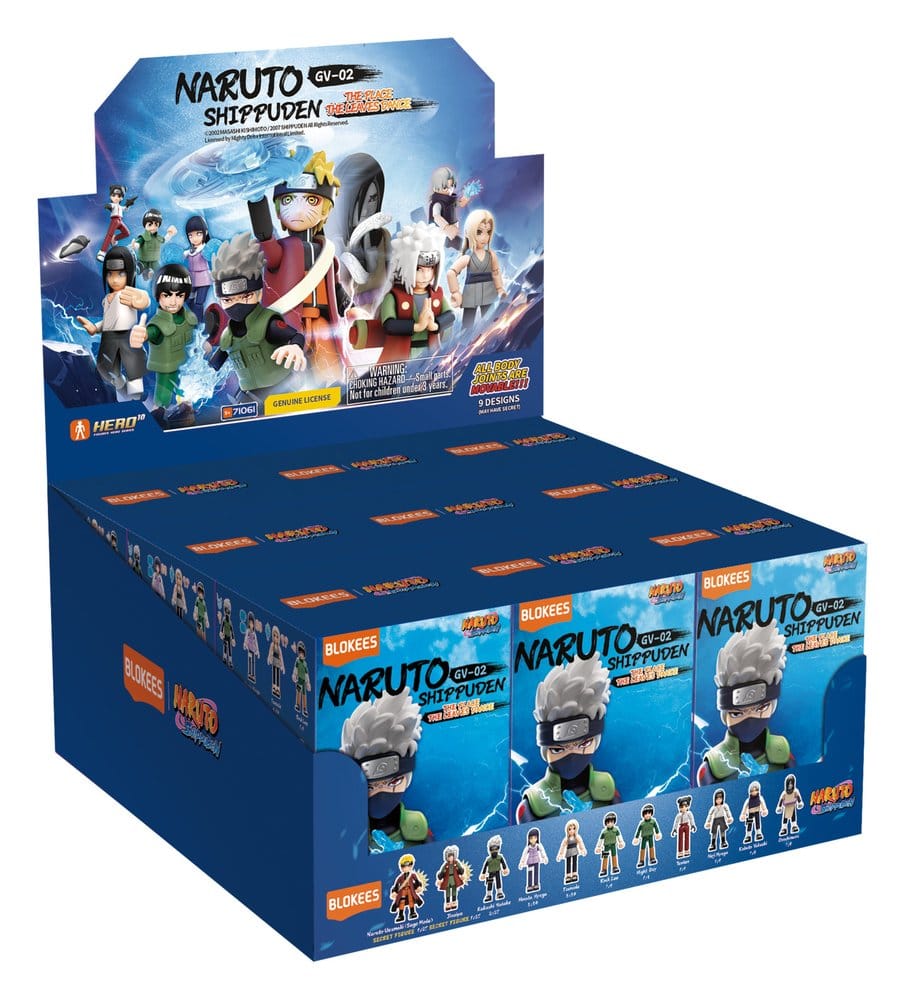 Naruto Blokees Plastic Model Kit GV02 Blind Box Display (9)