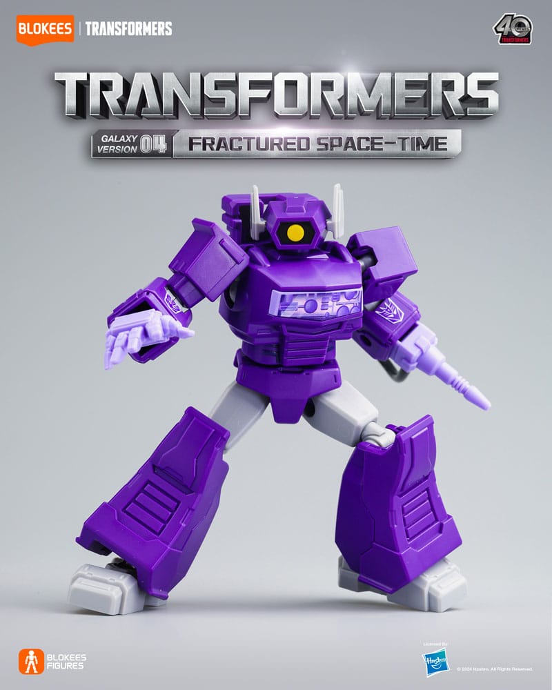 Transformers Blokees Plastic Model Kit Galaxy Version 04 Fractored Space-Time Sortiment (9)     
