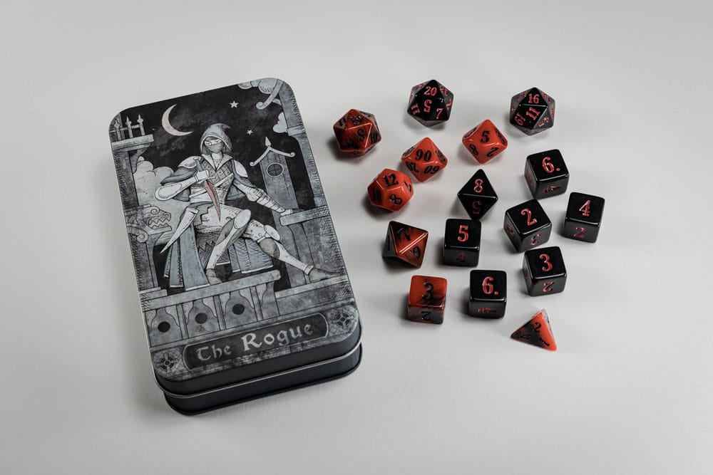 Character Class Classic RPG Würfel Set Rogue (16)             